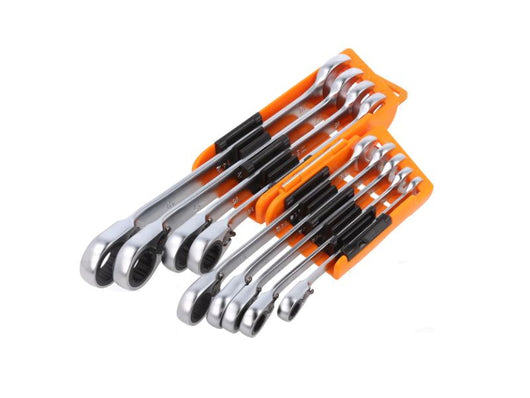 Set di 9 chiavi combinate a cricchetto reversibile Beta 142/SC9I con supporto compatto