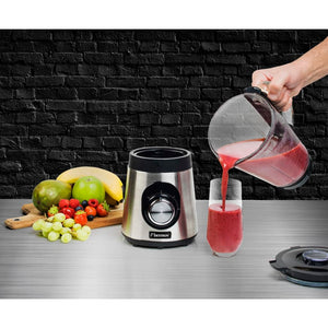 Bestron Frullatore ABL800STE 1,5 L 500 W in Acciaio Inox 440273