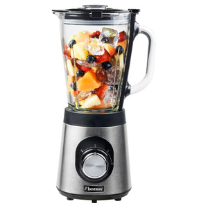 Bestron Frullatore ABL800STE 1,5 L 500 W in Acciaio Inox 440273