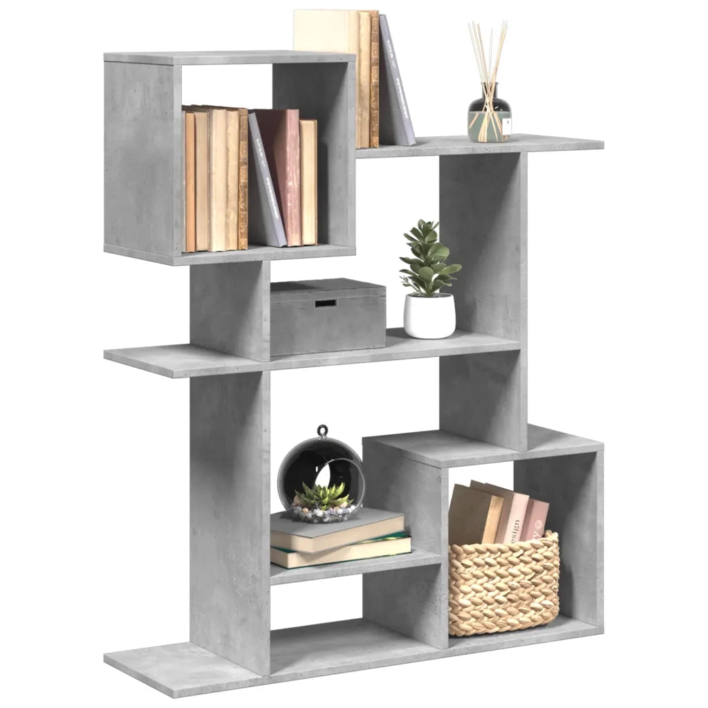 Libreria Divisorio Grigio Cemento 92x29x112 cm in Truciolato 858123