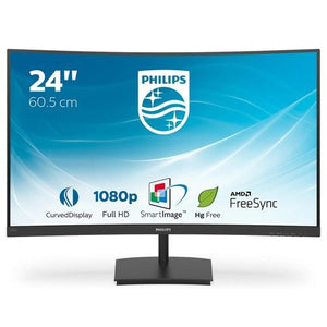 Philips e line 241e1sc/00 led display 59,9 cm (23.6") 1920 x 1080 pixel full hd nero