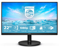 Philips v line 221v8a/00 led display 54,6 cm (21.5") 1920 x 1080 pixel full hd nero