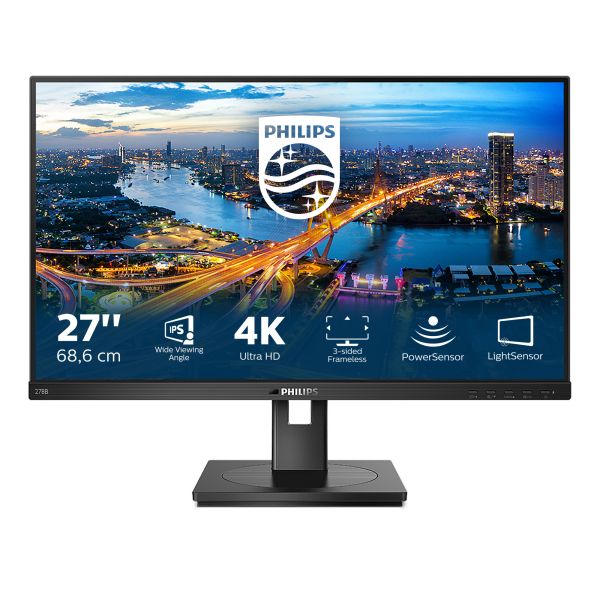 Philips b line 278b1/00 led display 68,6 cm (27") 3840 x 2160 pixel 4k ultra hd nero