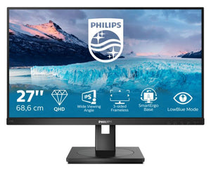Philips s line 275s1ae/00 led display 68,6 cm (27") 2560 x 1440 pixel 2k ultra hd lcd nero