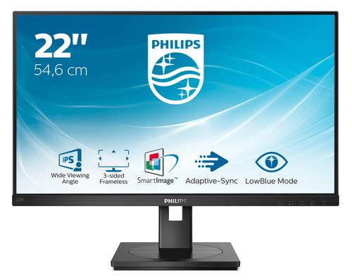 Philips s line 222s1ae/00 monitor pc 54,6 cm (21.5") 1920 x 1080 pixel full hd lcd nero