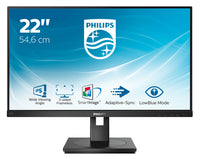 Philips s line 222s1ae/00 monitor pc 54,6 cm (21.5") 1920 x 1080 pixel full hd lcd nero
