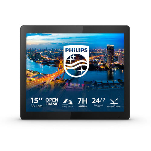 Philips b line 152b1tfl/00 monitor pc 38,1 cm (15") 1024 x 768 pixel led touch screen nero