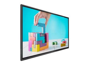 Philips 75bdl3052e/00 visualizzatore di messaggi 190,5 cm (75") lcd 350 cd/m² 4k ultra hd nero touch screen android 8.0