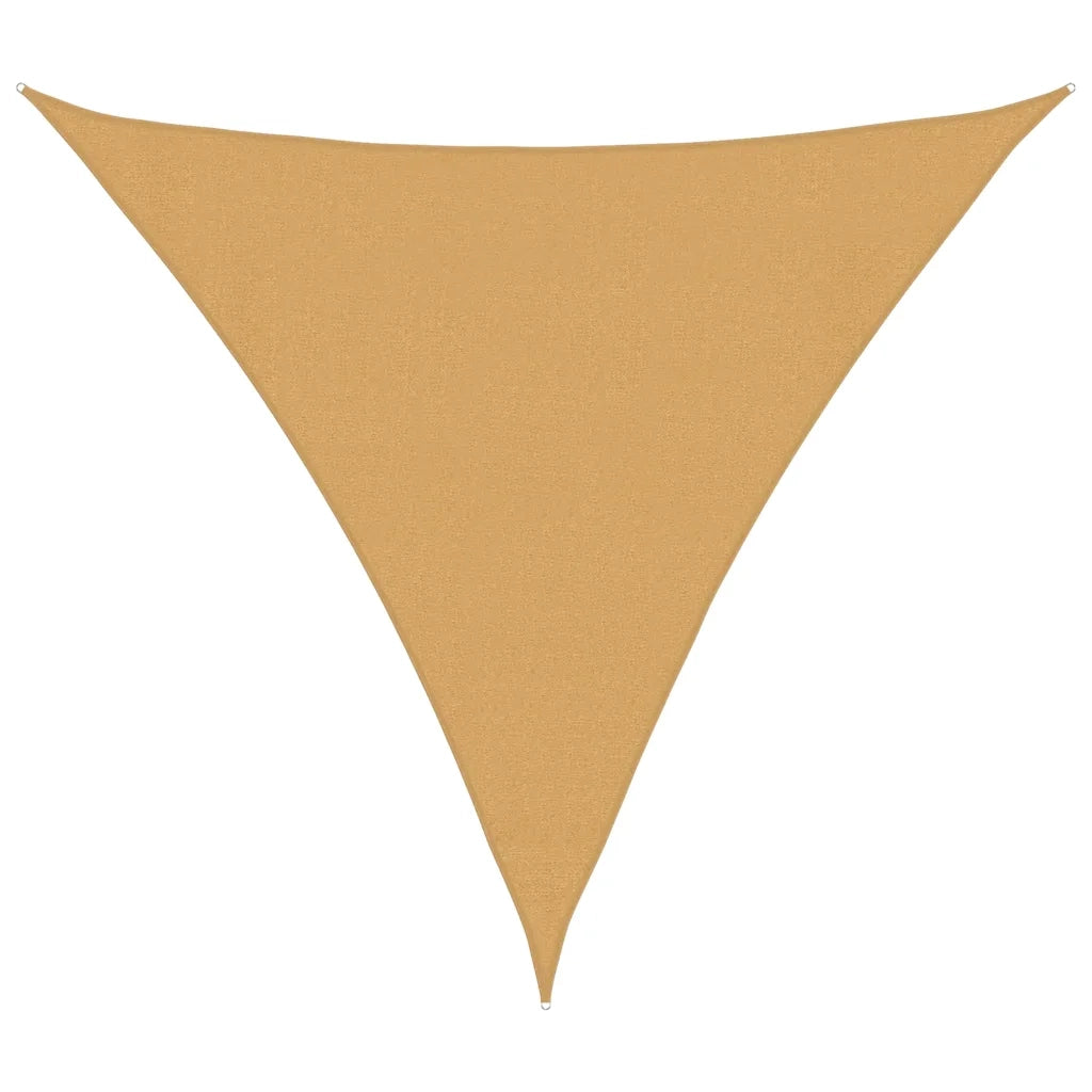 Vela Parasole 160 g/m² Triangolare Sabbia 3x3x3 m in HDPE 4002054