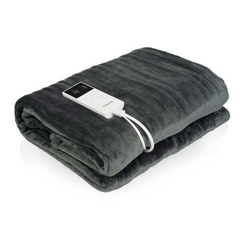 Tristar bw-4781 scaldaletto coperta elettrica 80 w grigio tessuto felpato