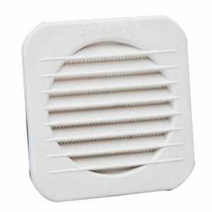 Griglia aerazione in plastica qu adra incasso circolare 15x15 d.1