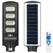 Trade Shop - Lampione Stradale Faro Led 120w Solare Esterno Sensore Movimento Telecomando -