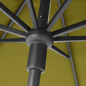 Madison Ombrellone da Giardino Paros II Luxe 300 cm Verde Salvia 434710