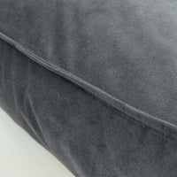 Madison Cuscino per Cani Velvet 100x70x15 cm Grigio 444464