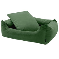 Madison Letto per Cani Velvet 120x95x28 cm Verde 444486