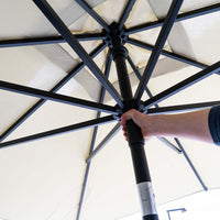 Madison Ombrellone da Giardino Denia 200x200 cm Tortora 447152