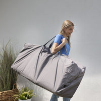 Madison Copertura per Cuscini da Esterno 125x32x50cm Grigio 423676