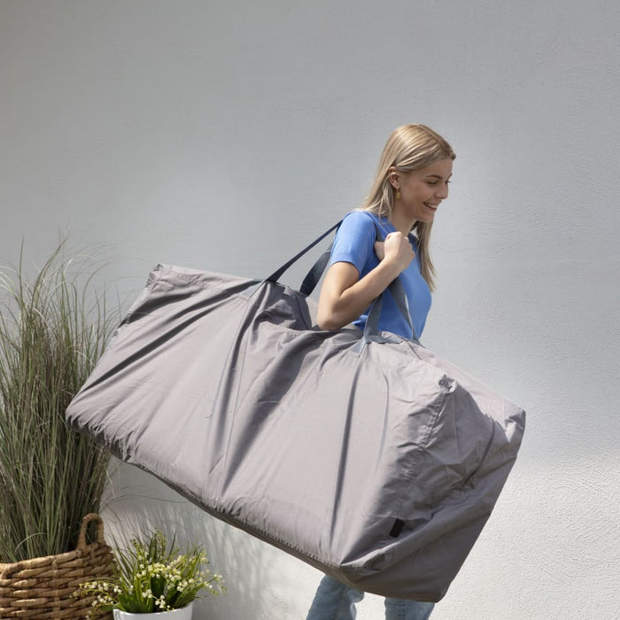 Madison Copertura per Cuscini da Esterno 125x32x50cm Grigio 423676