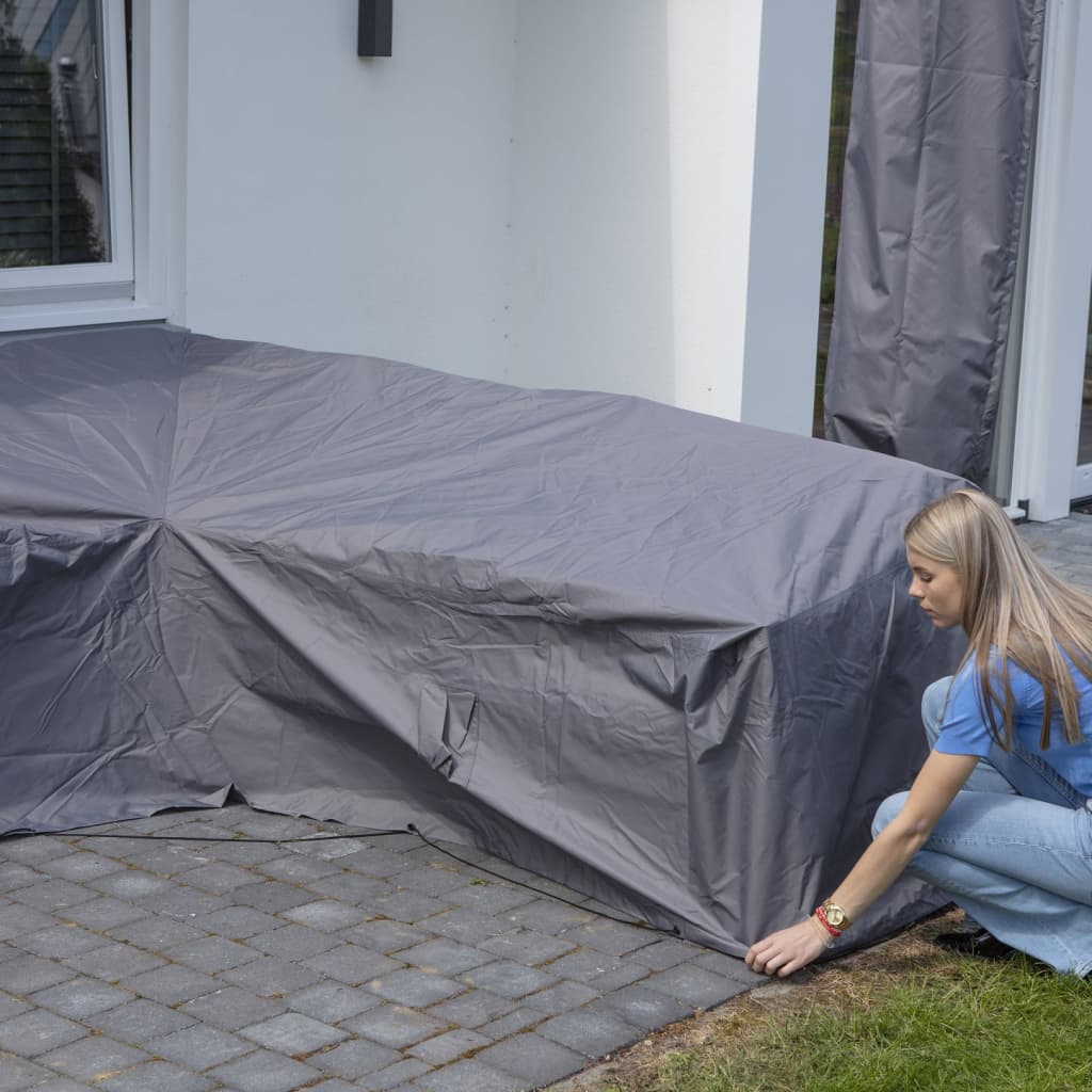 Madison Copertura per Set Divani da Esterno 255x255x70 cm Grigio 423691