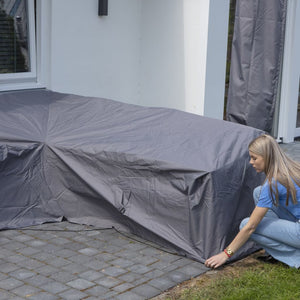 Madison Copertura per Set Divani da Esterno 255x255x70 cm Grigio 423691