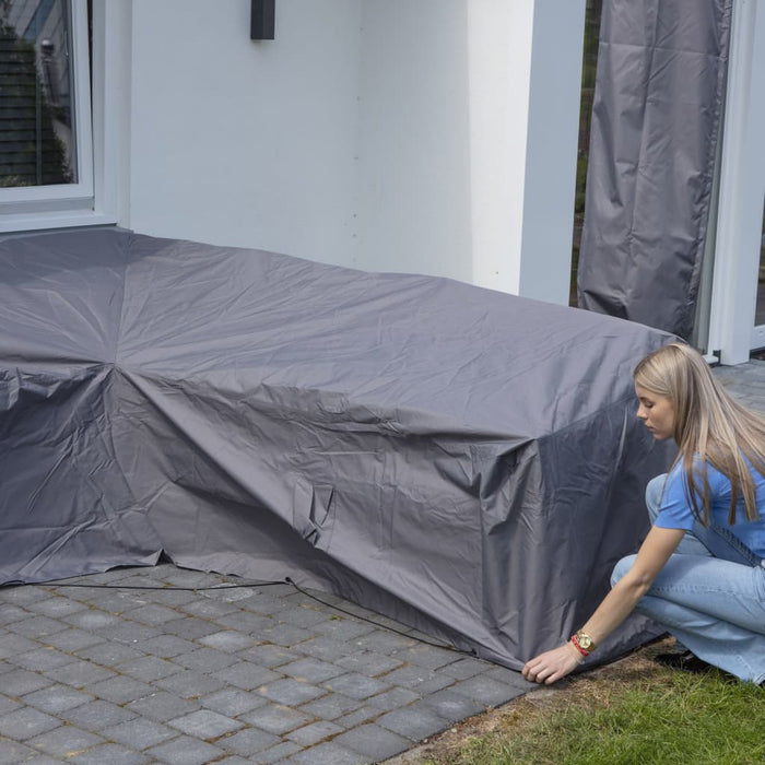 Madison Copertura per Set Divani da Esterno 255x255x70 cm Grigio 423691