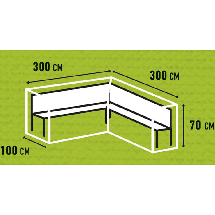 Madison Telo di Copertura per Mobili 300x300x70 cm Sinistro 429028