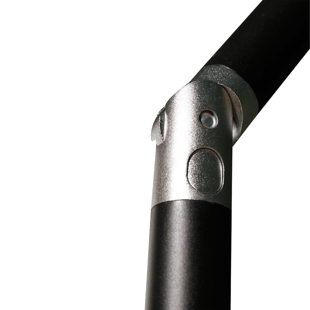 Madison Ombrellone da Giardino Flores Luxe 300cm Rotondo Grigio Chiaro 423702