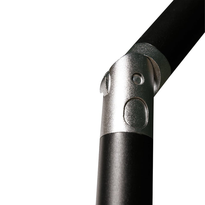 Madison Ombrellone da Giardino Flores Luxe 300cm Rotondo Grigio Chiaro 423702