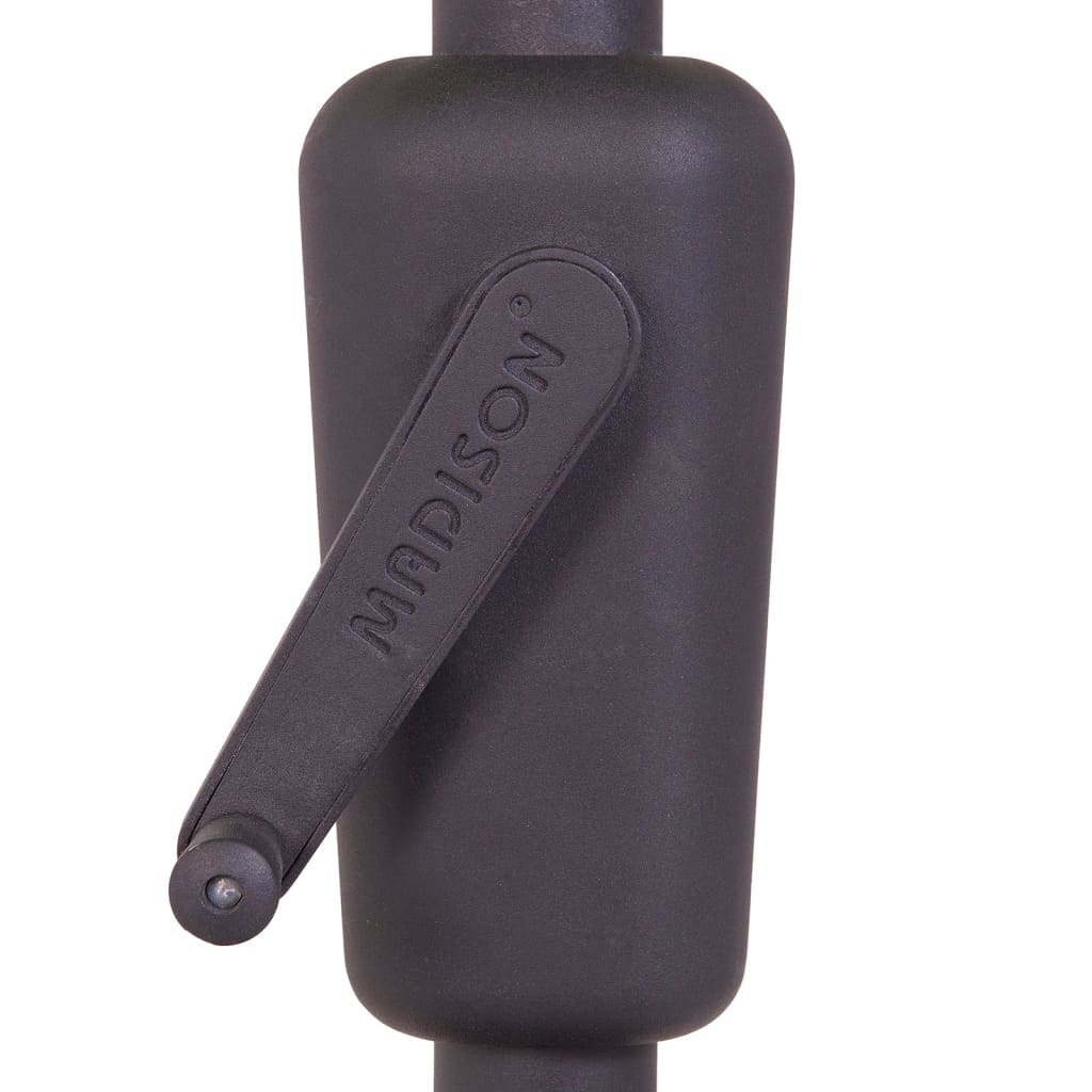 Madison Ombrellone da Giardino Flores Luxe 300cm Rotondo Grigio Chiaro 423702