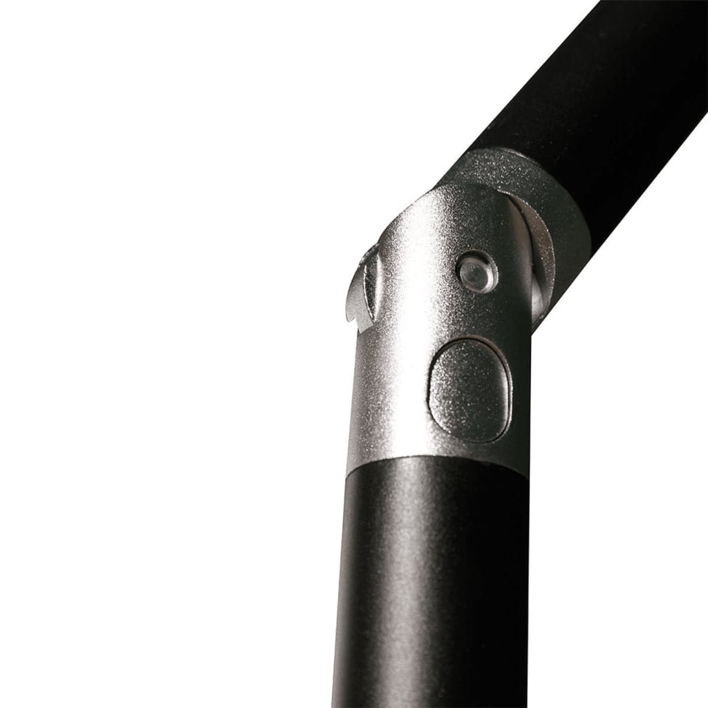 Madison Ombrellone da Giardino Flores Luxe 300cm Rotondo Grigio Chiaro 423702