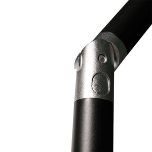 Madison Ombrellone da Giardino Flores Luxe 300cm Rotondo Grigio Chiaro 423702