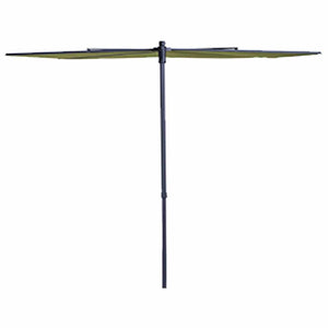 Madison Ombrellone da Balcone Sun Wave 270x150 cm Verde Salvia 423724