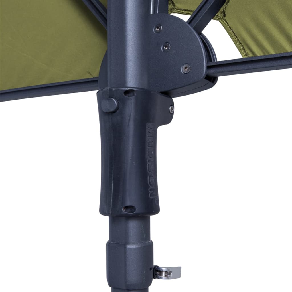 Madison Ombrellone da Balcone Sun Wave 270x150 cm Verde Salvia 423724