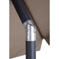 Madison Ombrellone da Giardino Tenerife 300 cm Rotondo Tortora 429011