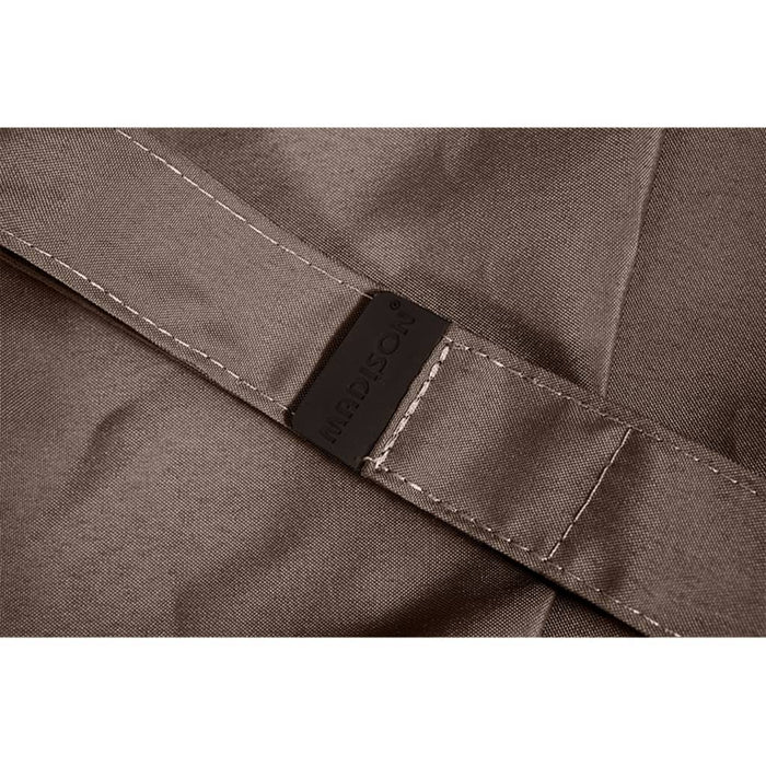 Madison Ombrellone da Giardino Tenerife 300 cm Rotondo Tortora 429011