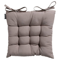 Madison Cuscino da Seduta Panama 46x46 cm Grigio Talpa 434749