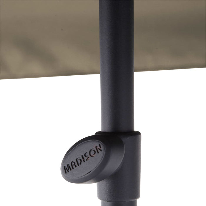 Madison Ombrellone Patmos Luxe Rettangolare 210x140 cm Ecru 418776