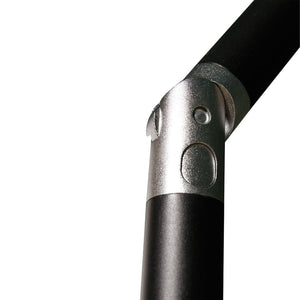 Madison Ombrellone Flores Luxe 300 cm Rotondo Grigio Talpa 418778