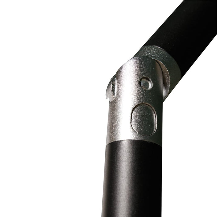 Madison Ombrellone Flores Luxe 300 cm Rotondo Grigio Talpa 418778