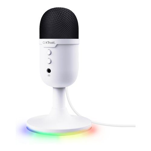 Microfono usb trust 25374 gxt 234w yunix rgb white
