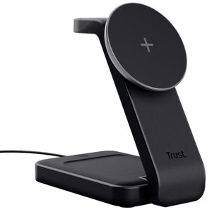 Trust viro cuffie, auricolare, smartphone, orologio intelligente nero usb carica wireless - 25464