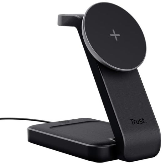 Trust viro cuffie, auricolare, smartphone, orologio intelligente nero usb carica wireless - 25464