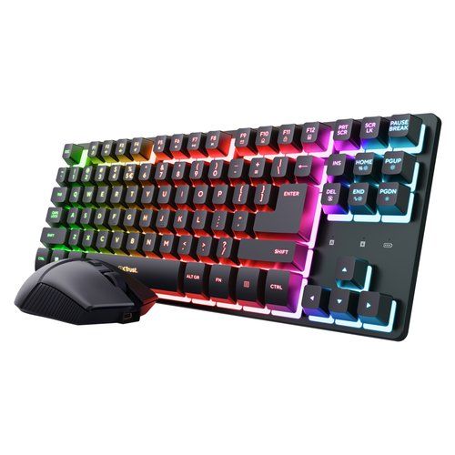 Tastiera e mouse trust 25983 gxt 832 thado combo tkl black