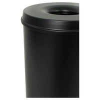 V-Part Cestino per Carta Autoestinguente 50 L Nero 445359