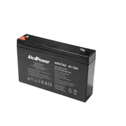 Alca power batteria al piombo da 6v 7ah ricaricabile per ups e illuminazione di emergenza