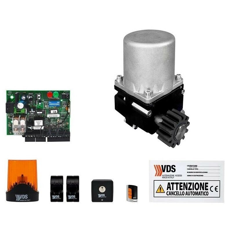 KIT PER CANCELLI SCORREVOLI SLIM VULCAN 24V CON ENCODER VDS SLIM 24E 10081/KE