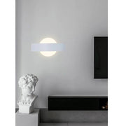 Trade Shop - Applique Led Parete 8w Bianca Doppia Emissione Lampada Luce 6500k 3000k 4000 E17 - -bianco Freddo      -