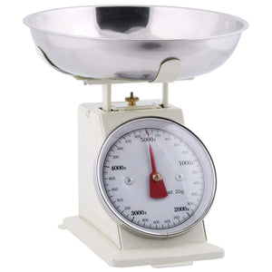 Esschert Design Bilancia Stile Vintage Bianco Crema 428841