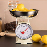 Esschert Design Bilancia Stile Vintage Bianco Crema 428841