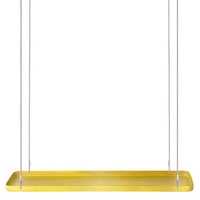 Esschert Design Vassoio Sospeso per Piante Rettangolare Dorato L 441018